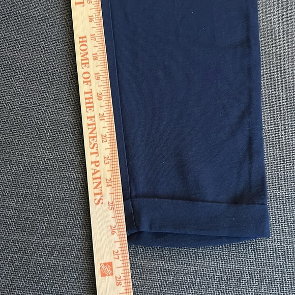 LOFT Tapered Leg Pant color Navy Size 6 - Picture 9 of 11